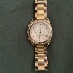 Rose gold Michael Kors watch